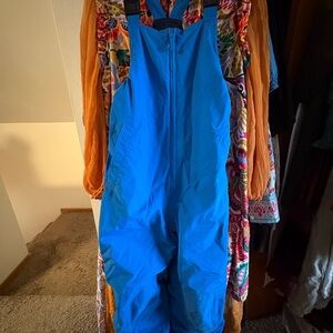 Lands End Royal Blue Snow Overalls